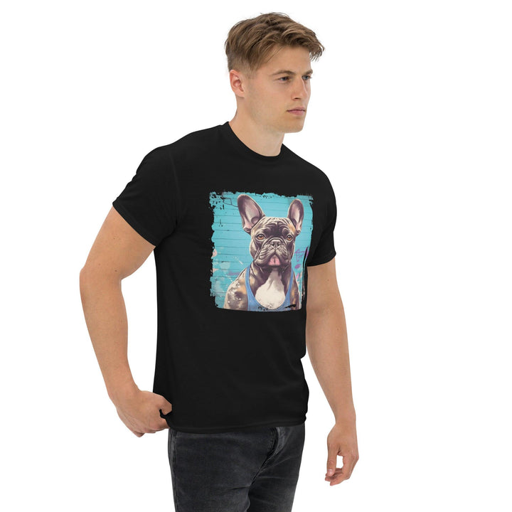Beach Frenchie Klassisches Herren-T-Shirt - Bobbis Store Hunde