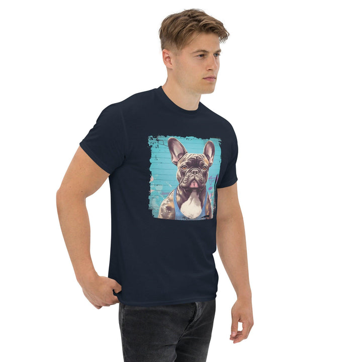 Beach Frenchie Klassisches Herren-T-Shirt - Bobbis Store Hunde