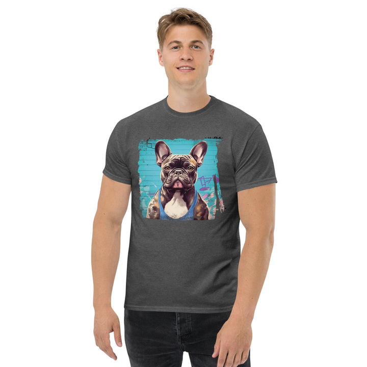 Beach Frenchie Klassisches Herren-T-Shirt - Bobbis Store Hunde