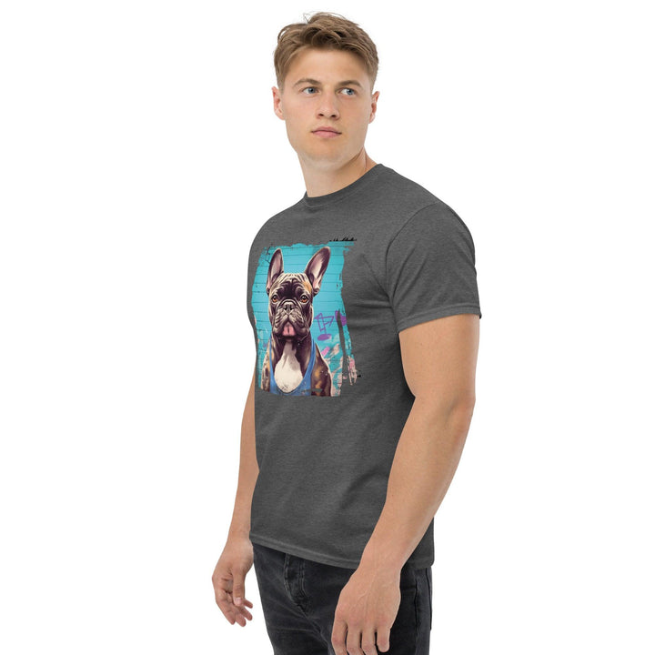 Beach Frenchie Klassisches Herren-T-Shirt - Bobbis Store Hunde