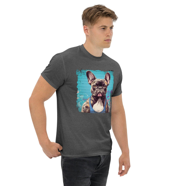 Beach Frenchie Klassisches Herren-T-Shirt - Bobbis Store Hunde