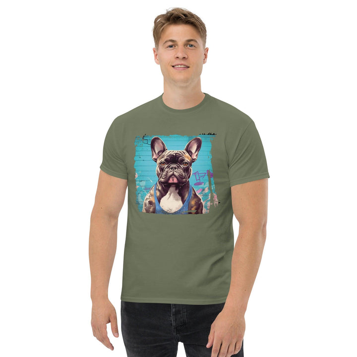 Beach Frenchie Klassisches Herren-T-Shirt - Bobbis Store Hunde