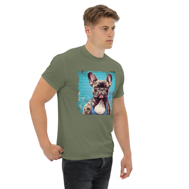 Beach Frenchie Klassisches Herren-T-Shirt - Bobbis Store Hunde