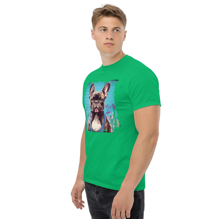 Beach Frenchie Klassisches Herren-T-Shirt - Bobbis Store Hunde
