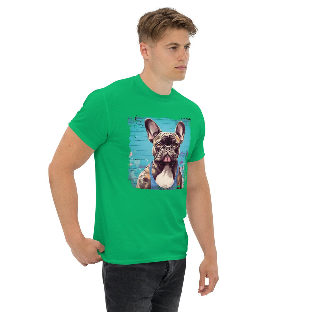 Beach Frenchie Klassisches Herren-T-Shirt - Bobbis Store Hunde