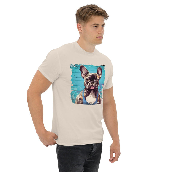 Beach Frenchie Klassisches Herren-T-Shirt - Bobbis Store Hunde