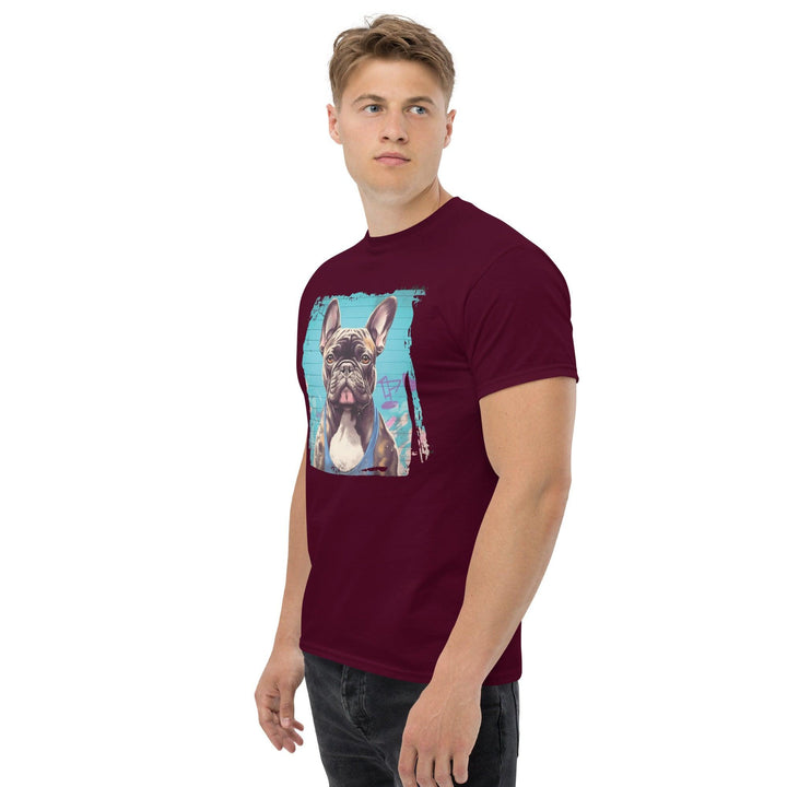 Beach Frenchie Klassisches Herren-T-Shirt - Bobbis Store Hunde