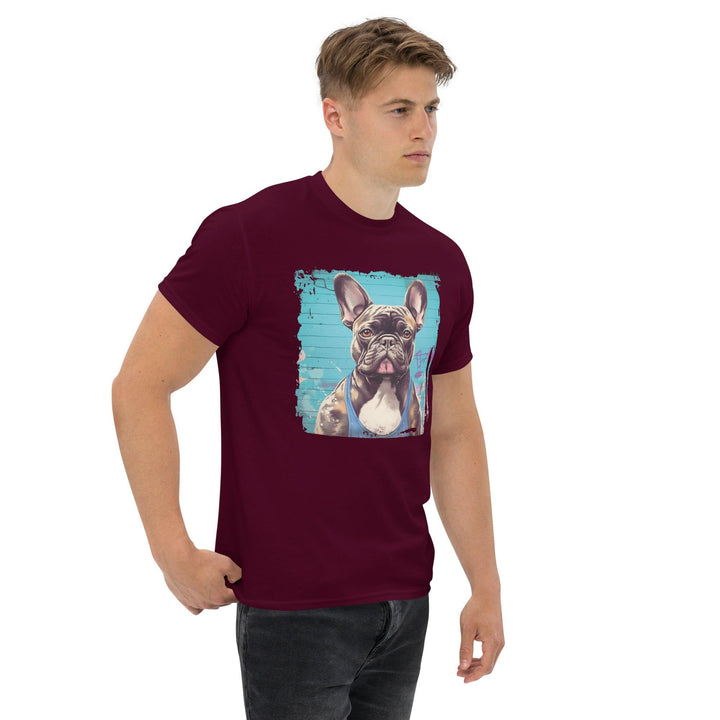 Beach Frenchie Klassisches Herren-T-Shirt - Bobbis Store Hunde
