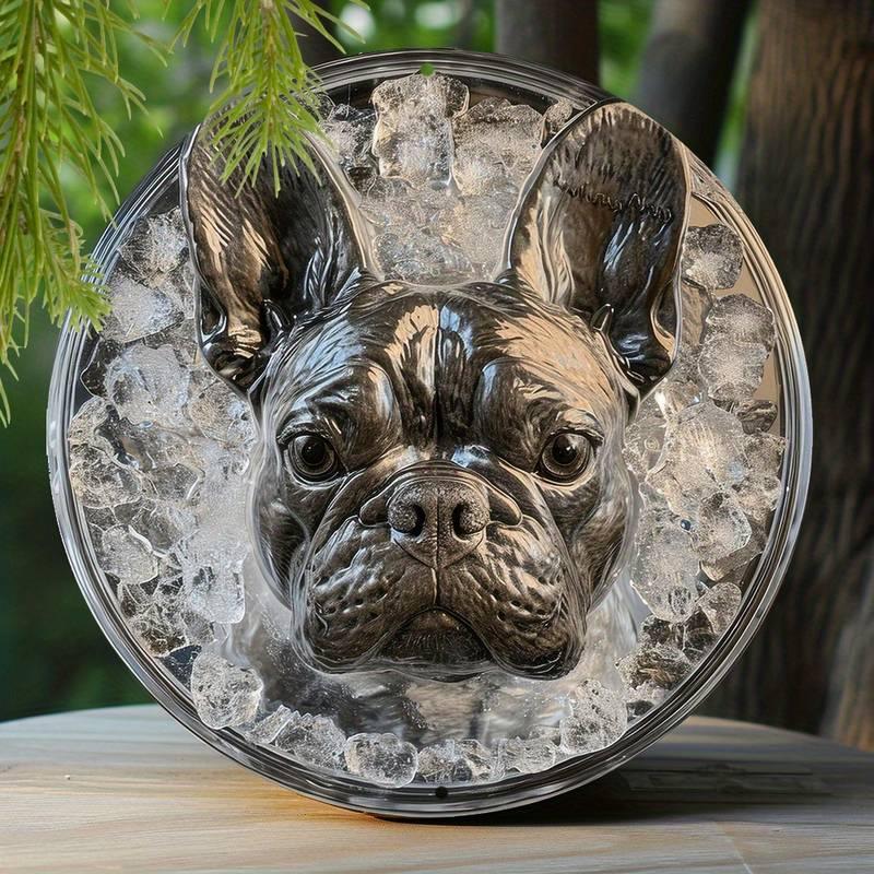 Frenchie EIS Blechschild 20x20cm - Bobbis Store