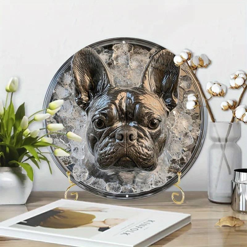 Frenchie EIS Blechschild 20x20cm - Bobbis Store