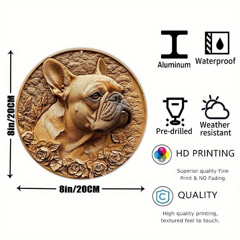 Frenchie TARN Blechschild 20x20cm - Bobbis Store