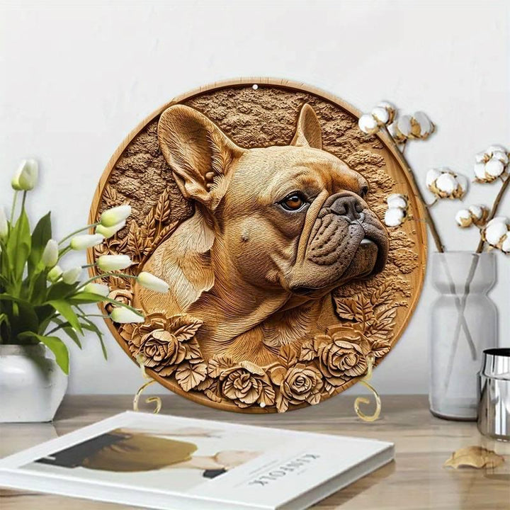 Frenchie TARN Blechschild 20x20cm - Bobbis Store