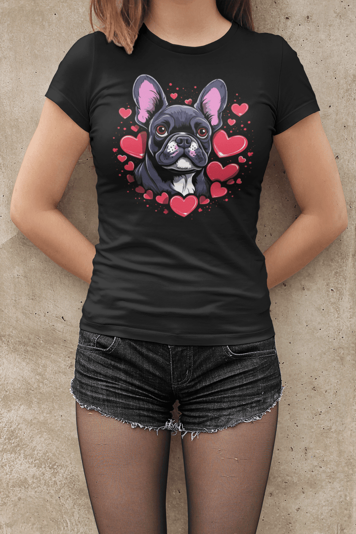 Love Hearts Lockeres Damen-T-Shirt - Bobbis Store