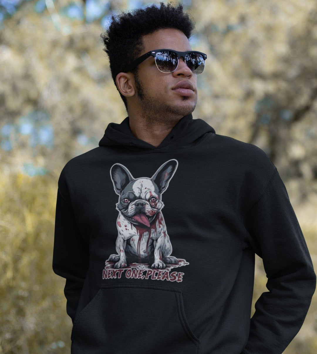 next one ,please Hochwertiger Unisex-Kapuzenpullover - Bobbis Store