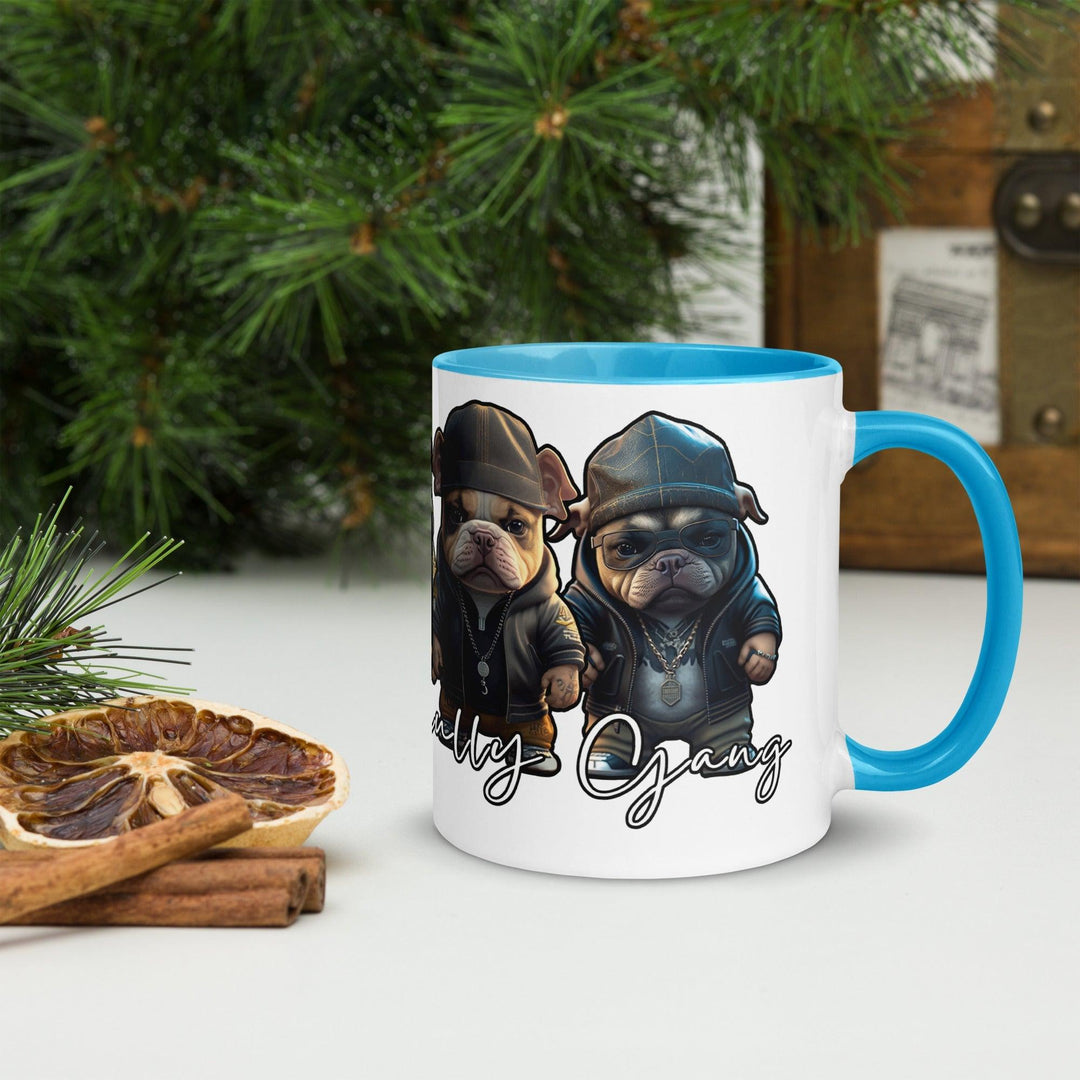 American Bully Gang Tasse mit farbiger Innenseite - Bobbis Store Hunde