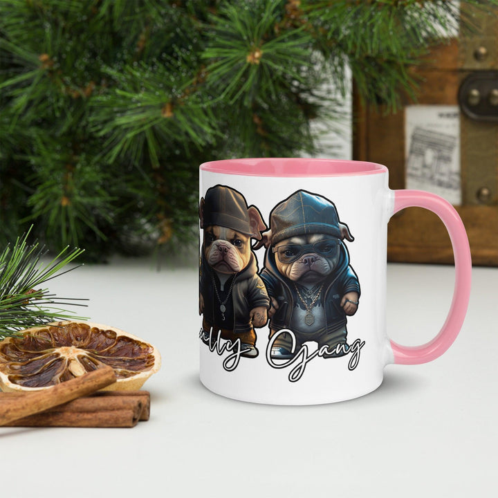American Bully Gang Tasse mit farbiger Innenseite - Bobbis Store Hunde