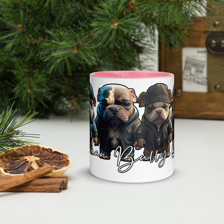 American Bully Gang Tasse mit farbiger Innenseite - Bobbis Store Hunde