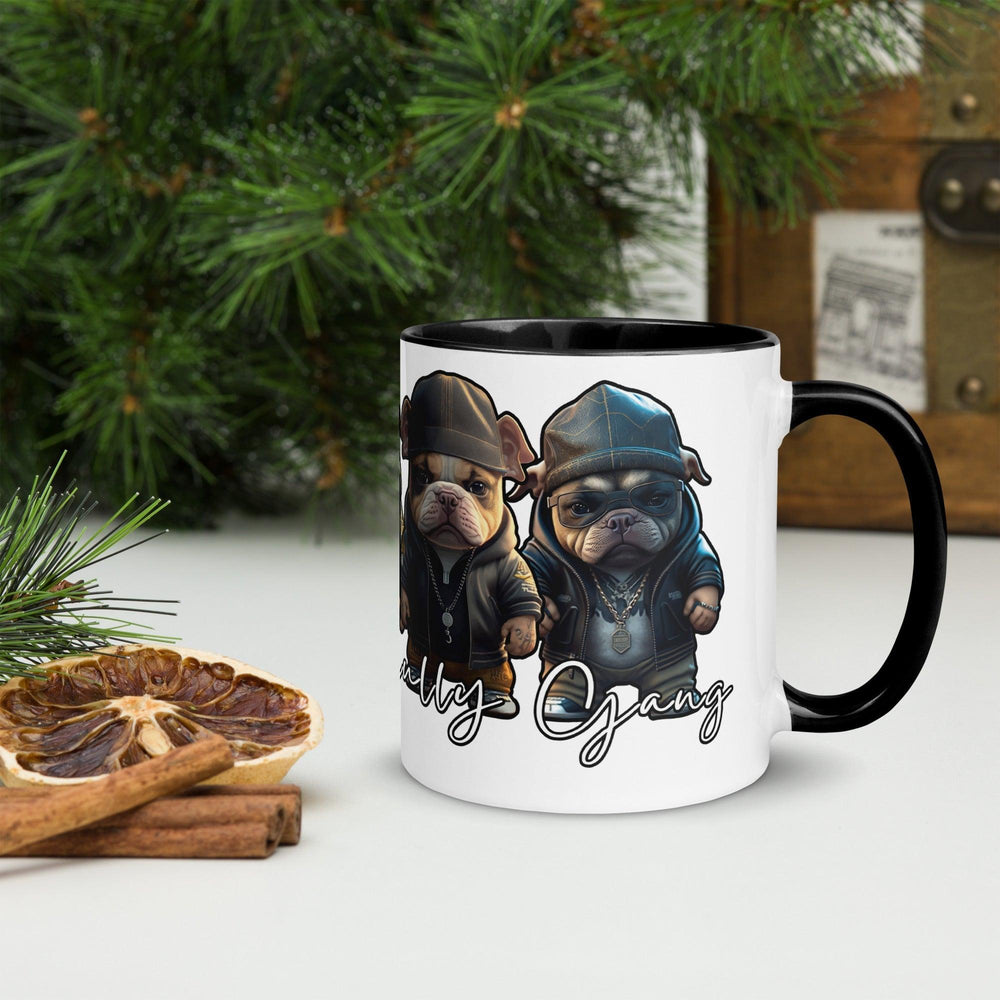 American Bully Gang Tasse mit farbiger Innenseite - Bobbis Store Hunde