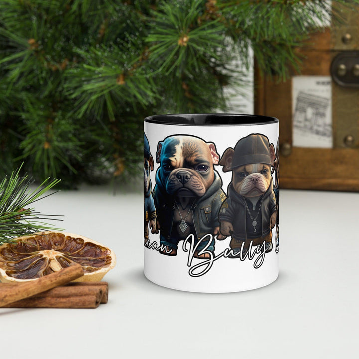 American Bully Gang Tasse mit farbiger Innenseite - Bobbis Store Hunde