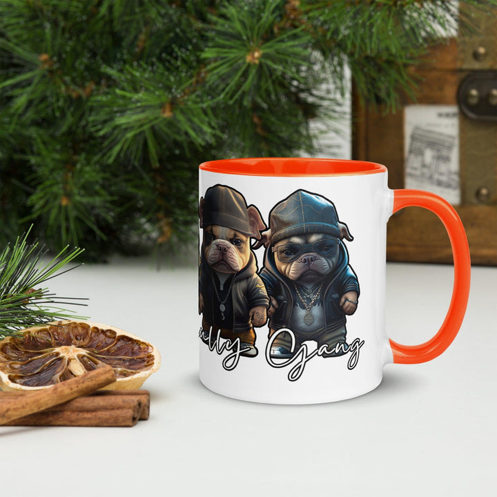 American Bully Gang Tasse mit farbiger Innenseite - Bobbis Store Hunde