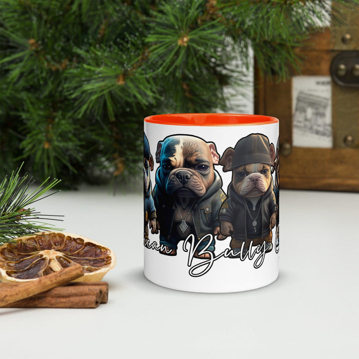 American Bully Gang Tasse mit farbiger Innenseite - Bobbis Store Hunde