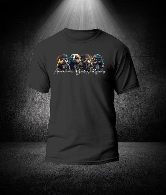American Bully Gang Unisex-Bio-Baumwoll-T-Shirt - Bobbis Store Hunde