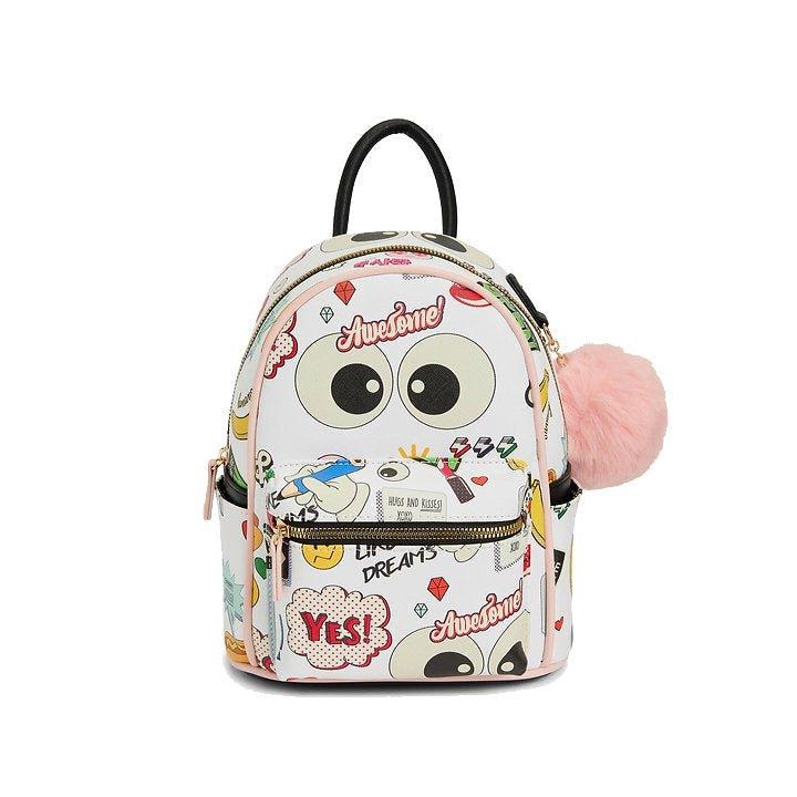 Animation Explosion Rucksack - Weiß - Bobbis Store Hunde