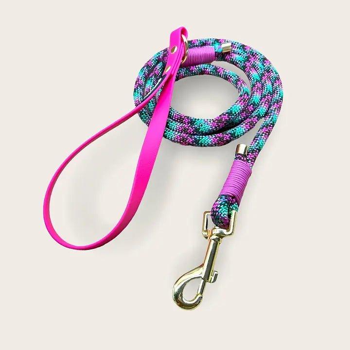 Aquapinkfarbene Leine - Bobbis Store Hunde