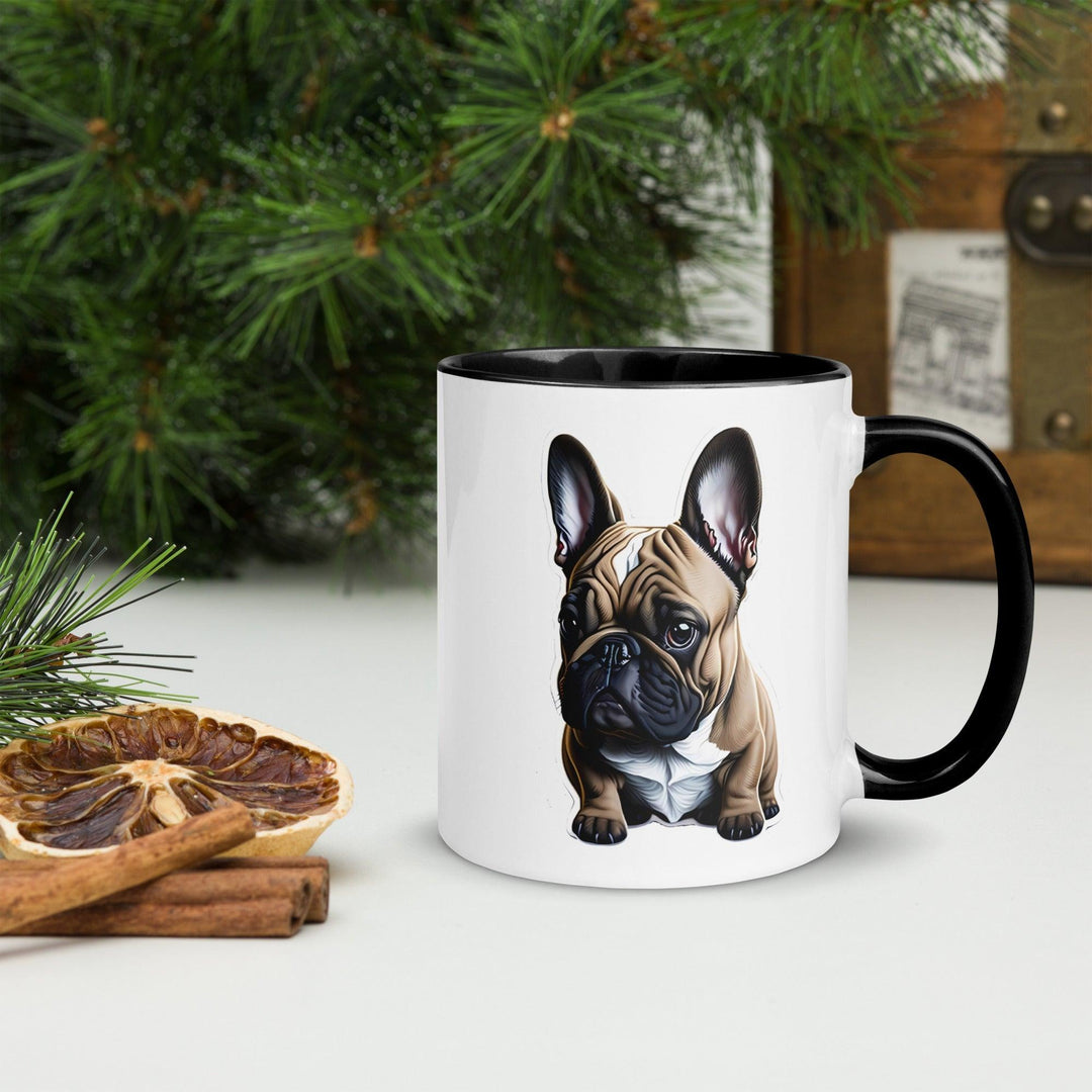 Baby Frenchie Tasse mit farbiger Innenseite - Bobbis Store Hunde
