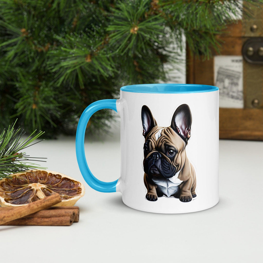 Baby Frenchie Tasse mit farbiger Innenseite - Bobbis Store Hunde