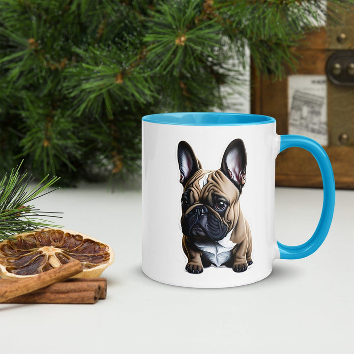 Baby Frenchie Tasse mit farbiger Innenseite - Bobbis Store Hunde