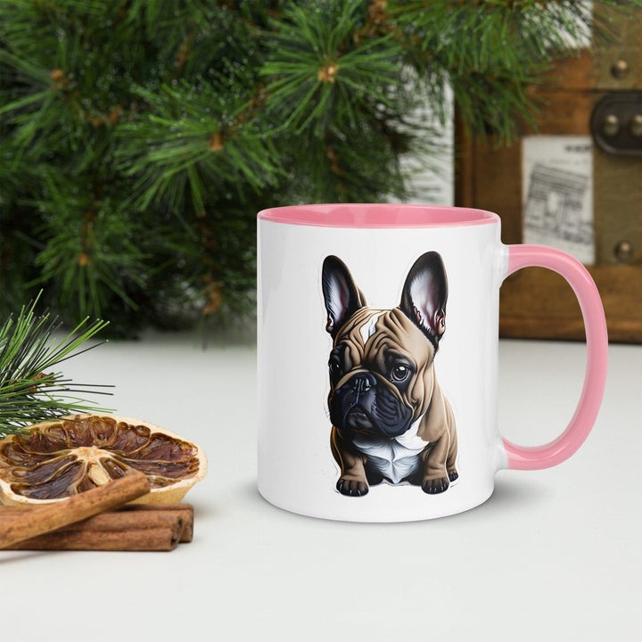 Baby Frenchie Tasse mit farbiger Innenseite - Bobbis Store Hunde