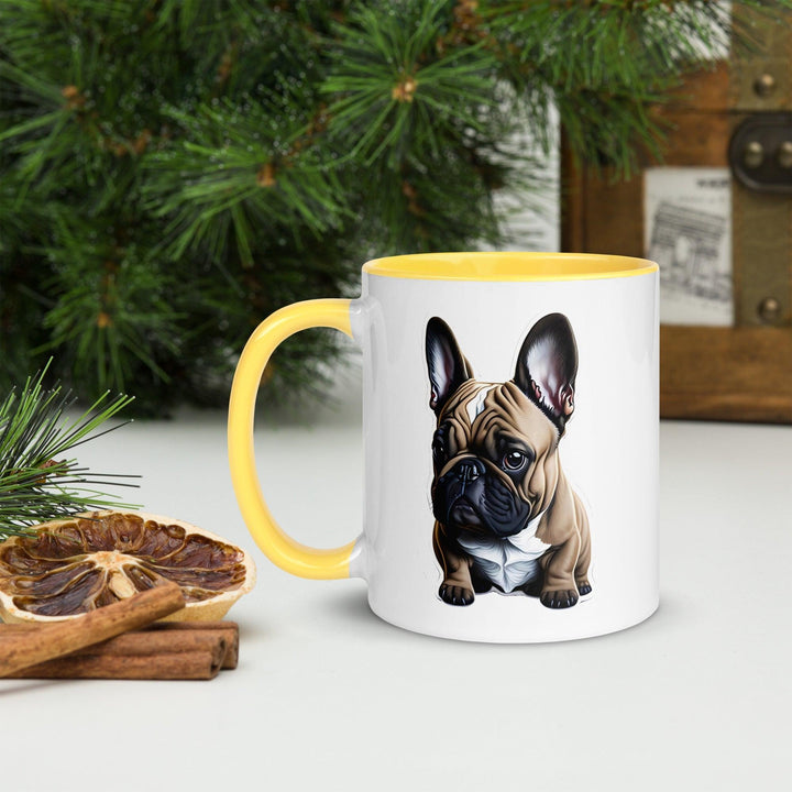 Baby Frenchie Tasse mit farbiger Innenseite - Bobbis Store Hunde