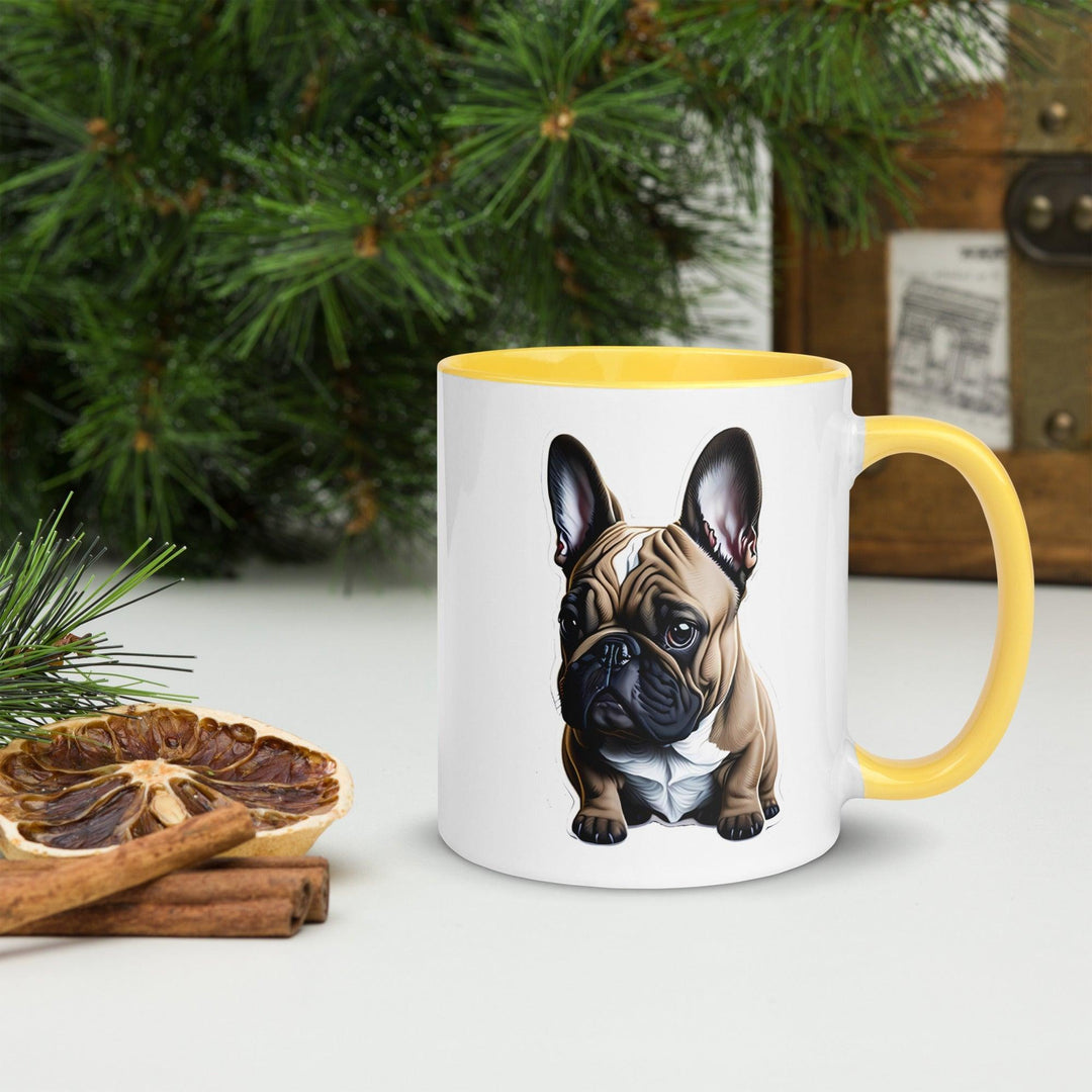 Baby Frenchie Tasse mit farbiger Innenseite - Bobbis Store Hunde