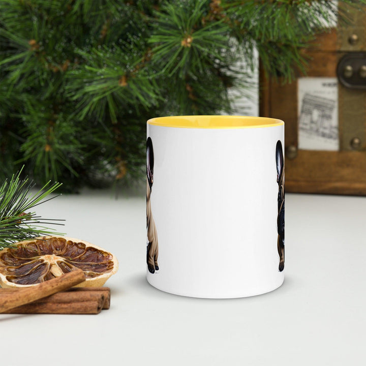 Baby Frenchie Tasse mit farbiger Innenseite - Bobbis Store Hunde
