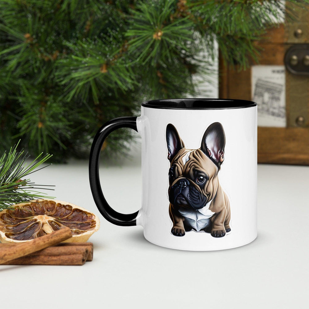 Baby Frenchie Tasse mit farbiger Innenseite - Bobbis Store Hunde
