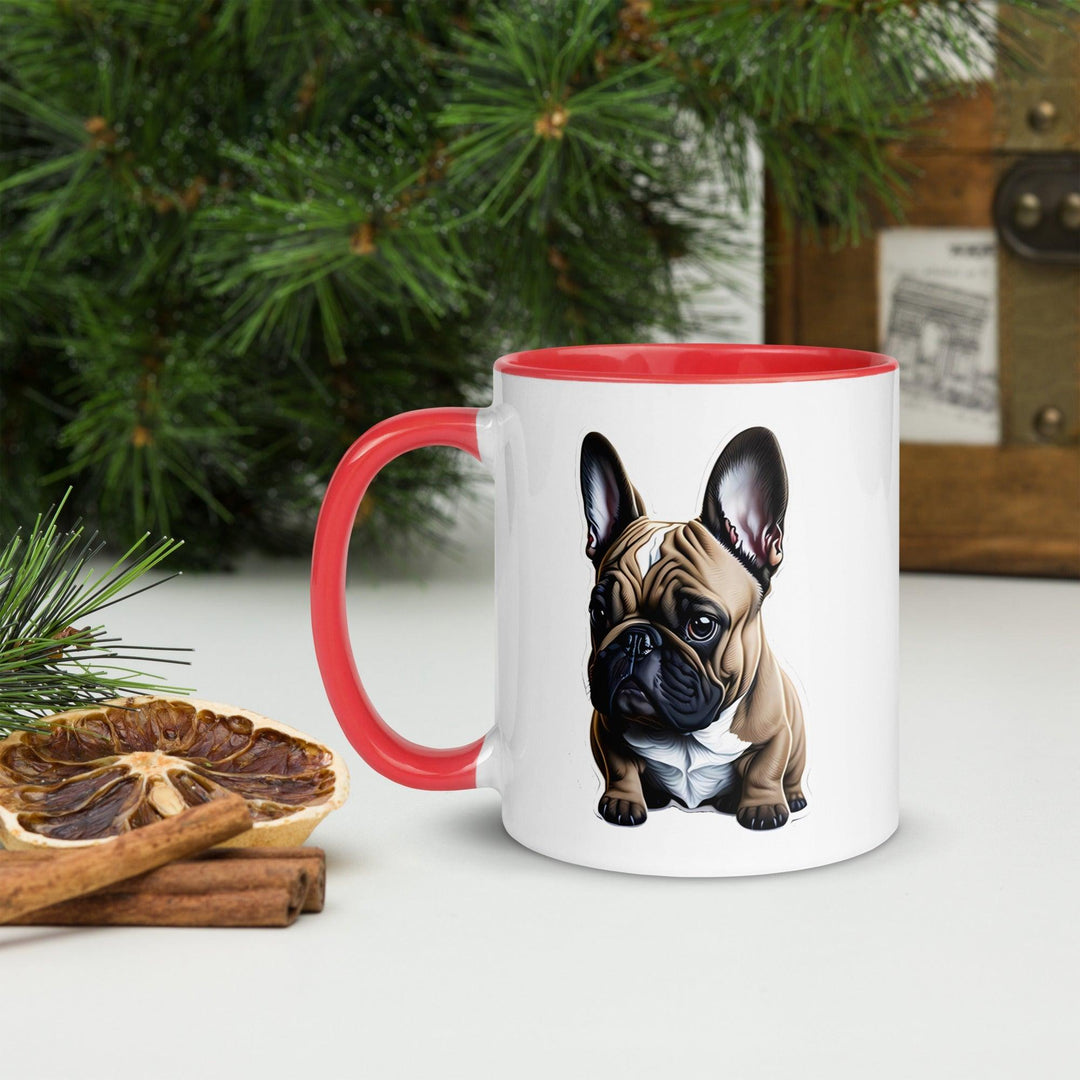 Baby Frenchie Tasse mit farbiger Innenseite - Bobbis Store Hunde