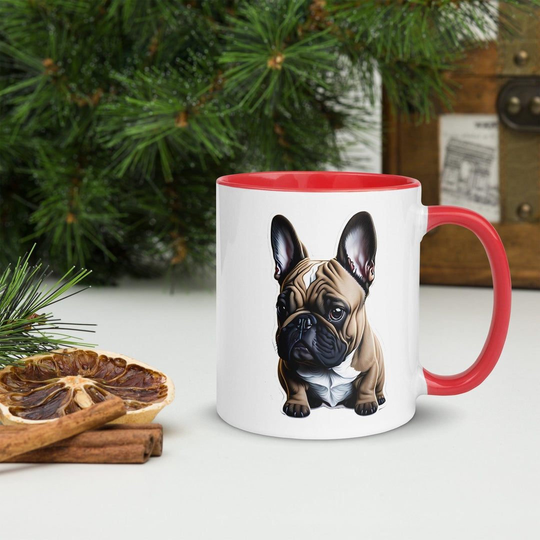 Baby Frenchie Tasse mit farbiger Innenseite - Bobbis Store Hunde