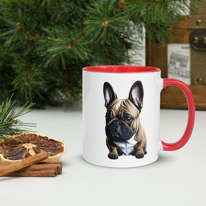 Baby Frenchie Tasse mit farbiger Innenseite - Bobbis Store Hunde