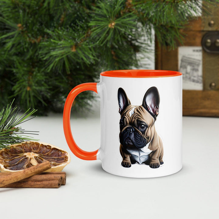 Baby Frenchie Tasse mit farbiger Innenseite - Bobbis Store Hunde