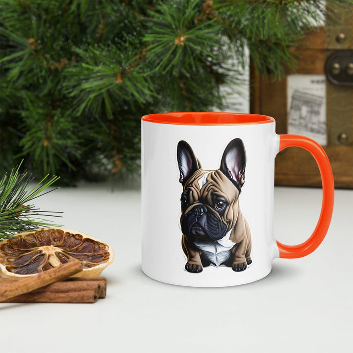 Baby Frenchie Tasse mit farbiger Innenseite - Bobbis Store Hunde