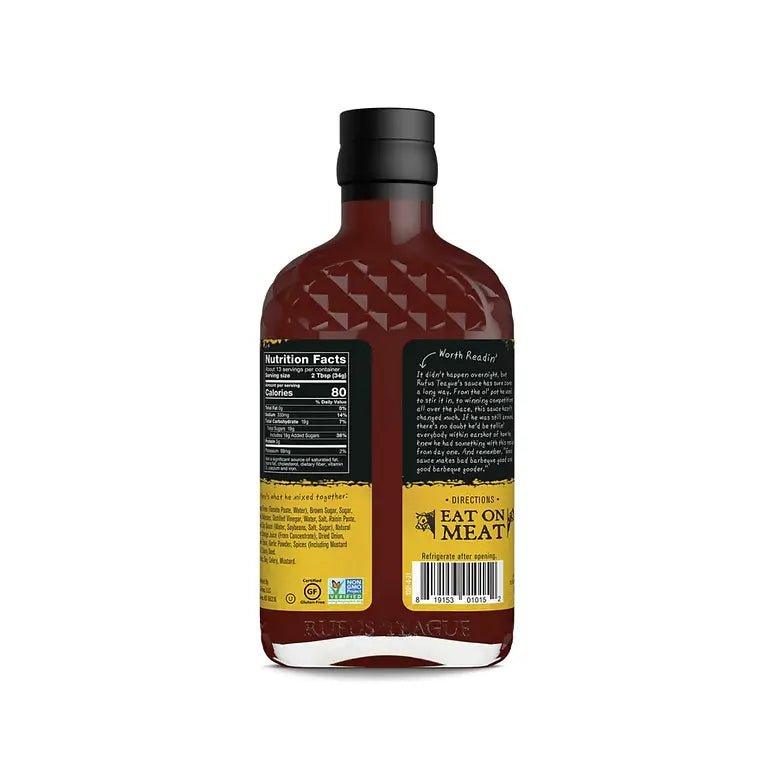 Barbecue Sauce Honey Sweet von Rufus Teaque 432g. - Bobbis Store Hunde