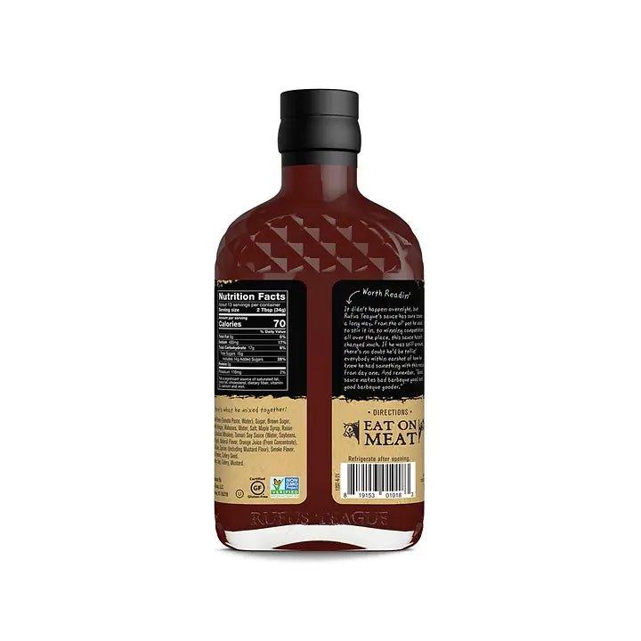 Barbecue Sauce Whiskey Maple von Rufus Teaque 432g. - Bobbis Store Hunde