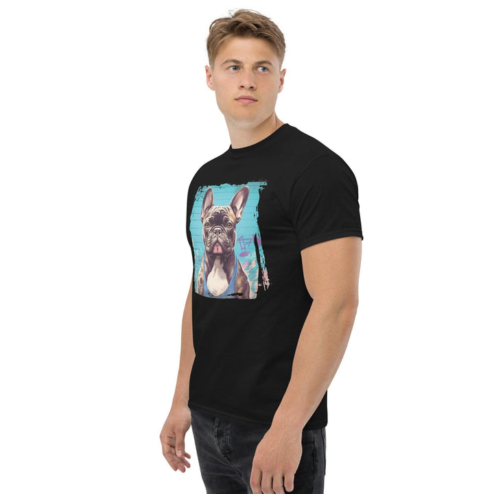 Beach Frenchie Klassisches Herren-T-Shirt - Bobbis Store Hunde