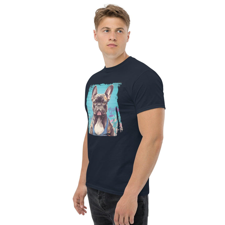 Beach Frenchie Klassisches Herren-T-Shirt - Bobbis Store Hunde