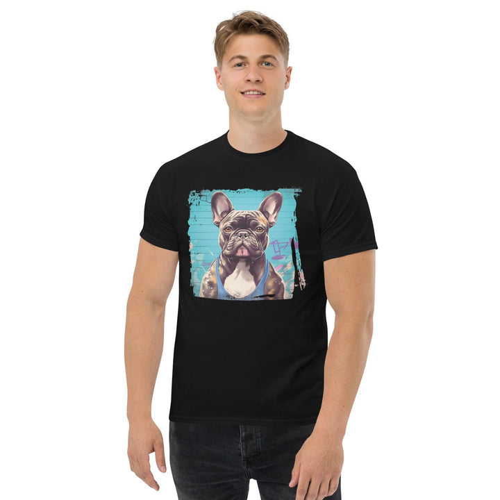 Beach Frenchie Klassisches Herren-T-Shirt - Bobbis Store Hunde