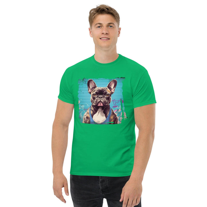 Beach Frenchie Klassisches Herren-T-Shirt - Bobbis Store Hunde