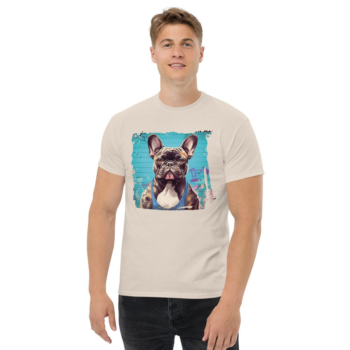 Beach Frenchie Klassisches Herren-T-Shirt - Bobbis Store Hunde