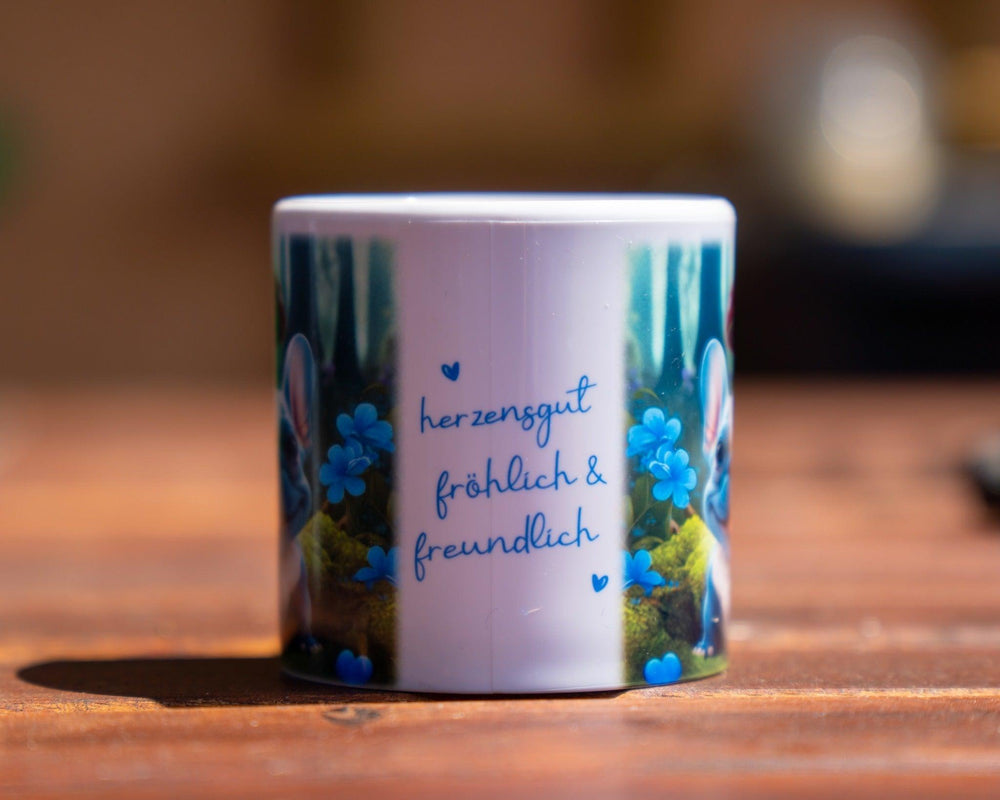 Blue Frenchie - Kinder Henkelbecher - Bobbis Store Hunde