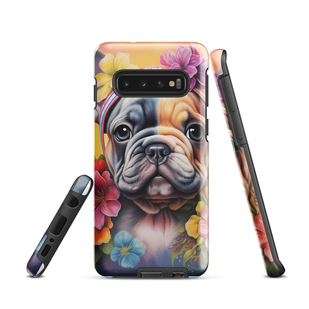 Blumen Frenchie Hardcase Samsung®-Hülle - Bobbis Store Hunde